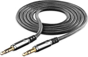 Cellularline LAAUXMUSICK 1m 3.5mm 3.5mm Zwart audio kabel