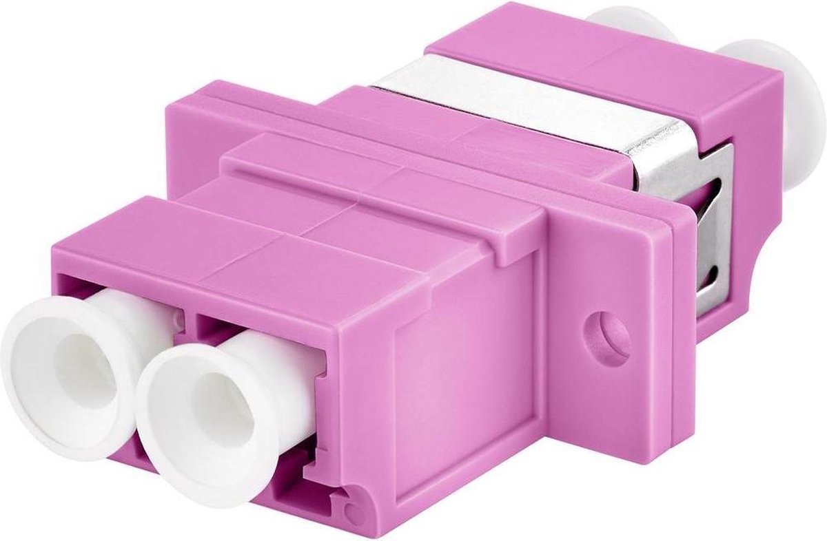 Koppeling [LC-stekker - LC-stekker] Renkforce RF-3783856 Violet