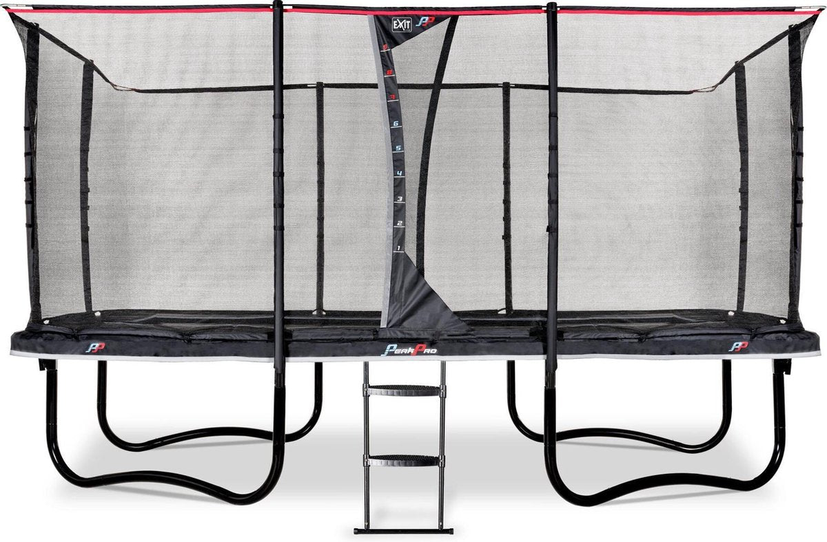 EXIT PeakPro trampoline 275x458cm - zwart