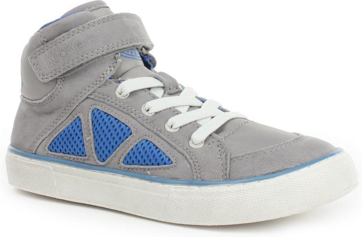 Kickers - Kick J.Bottien Brian - Gesloten Schoenen - Jongens - Grijs - 800 Grey - Sneakers - zomer -Schoenen