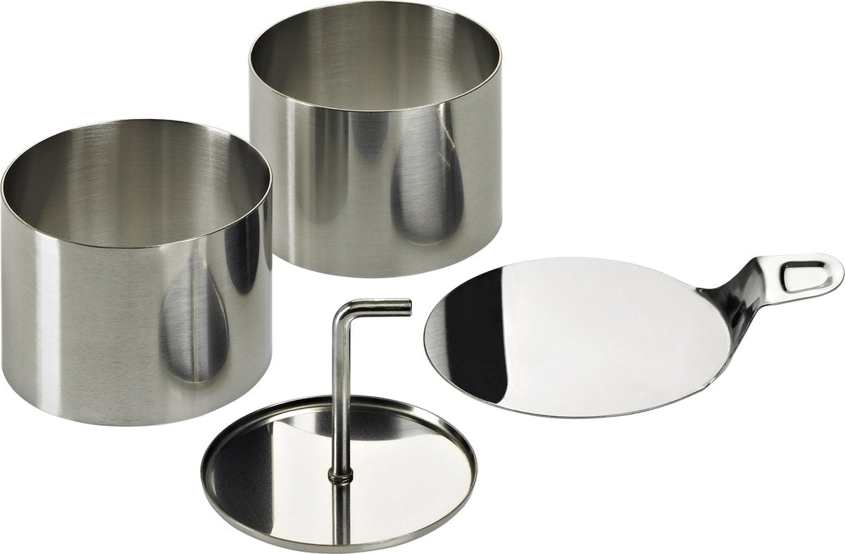 Lurch - uitsteekringen - set van 6st. – RVS