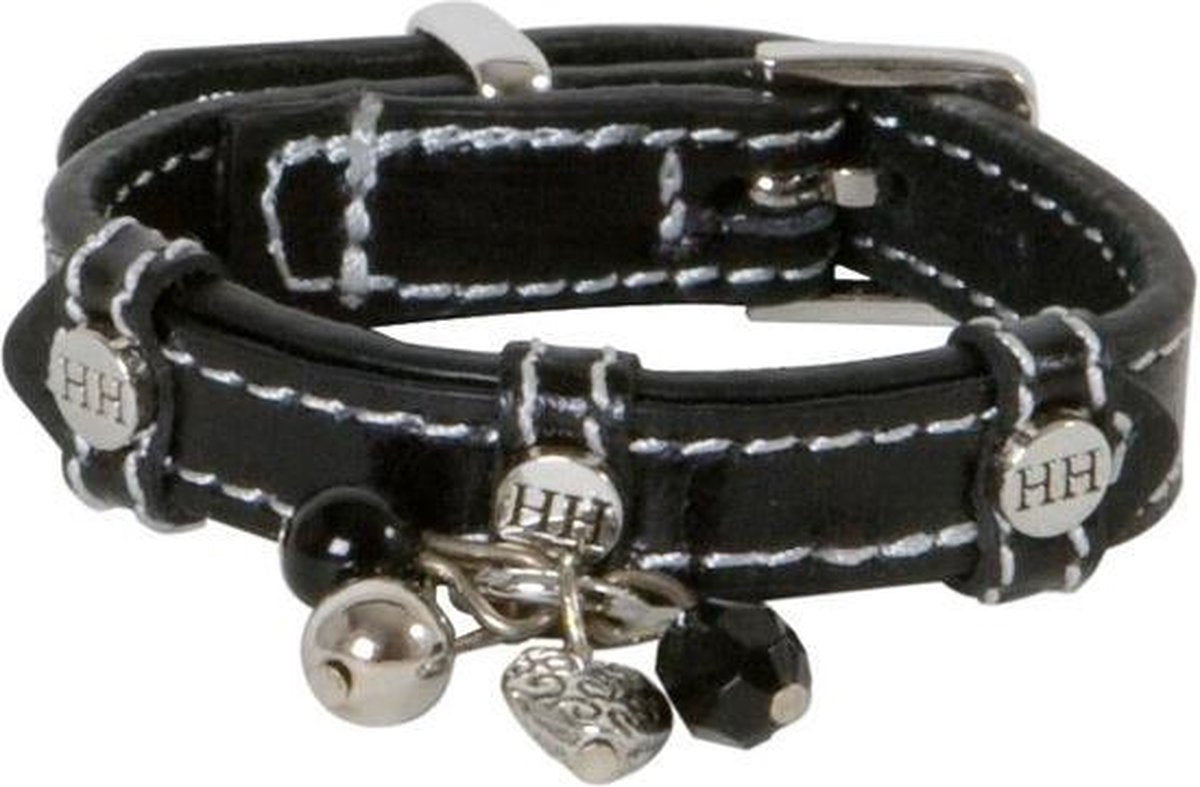 Happy-House Halsband Fashion - Medium - 39-45 cm - Zwart
