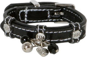 Happy-House Halsband Fashion - Medium - 39-45 cm - Zwart
