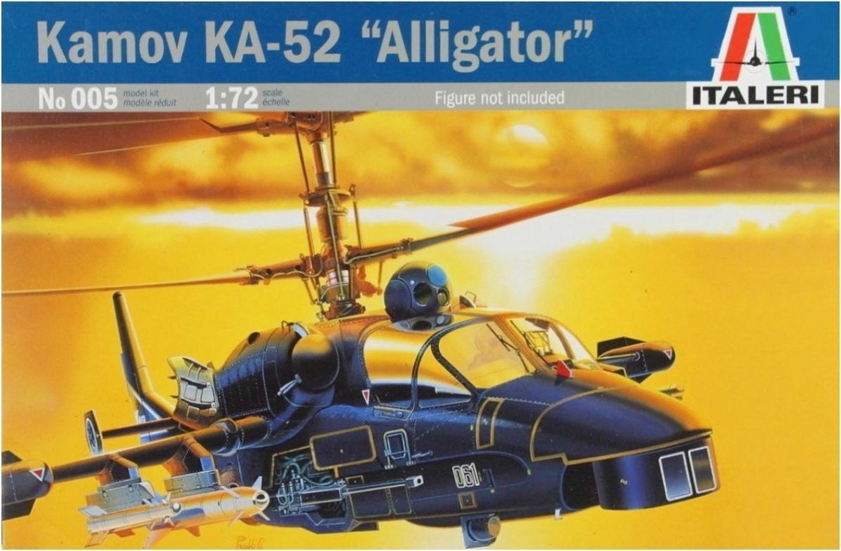 Italeri KA - 52 Alligator 1:72 Montagekit Hefschroefvliegtuig