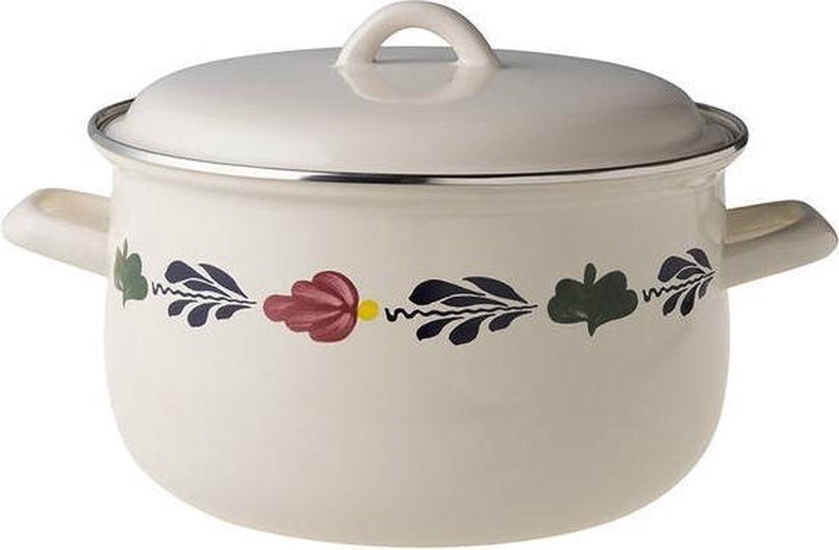 Boerenbont Stamppotpan | Met Deksel | Pan | Pannen | Soeppan | Servies | Service Set | Kookpan