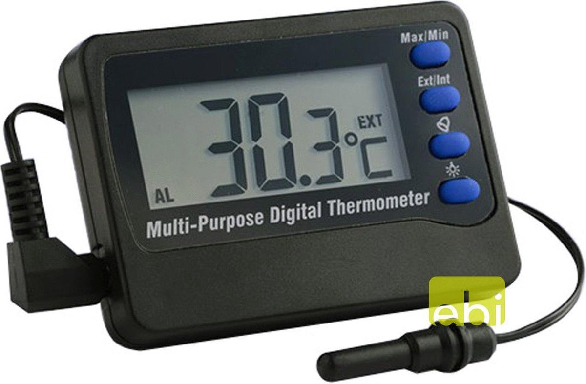 Ebi digitale Thermometer - Met alarm van -50 C & 70 C