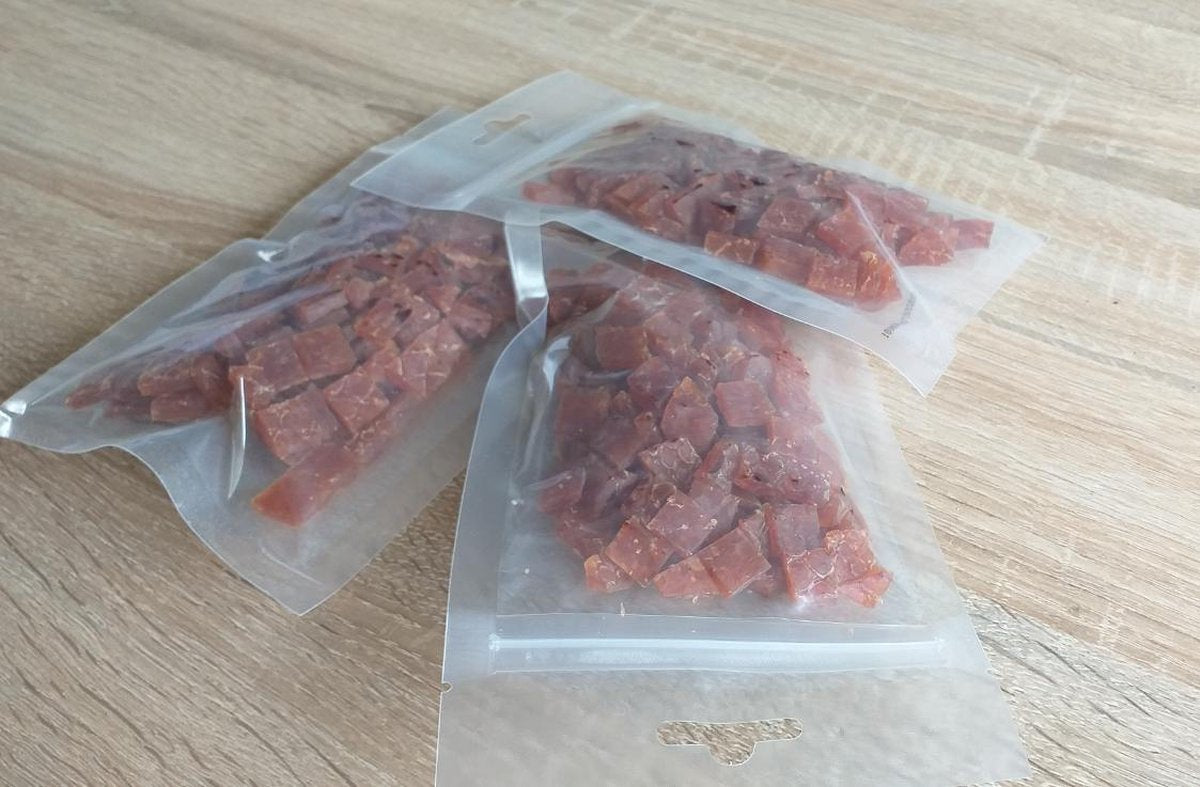 Kip filet trainers 100 gram - trainingssnack - voor de hond - 100% kip