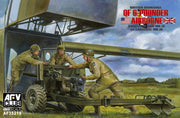 AFV-Club British Ordnance QF 6 Pounder Airborne Anti-Tank Gun Mk.IV on Carriage Mk.III + Ammo by Mig lijm
