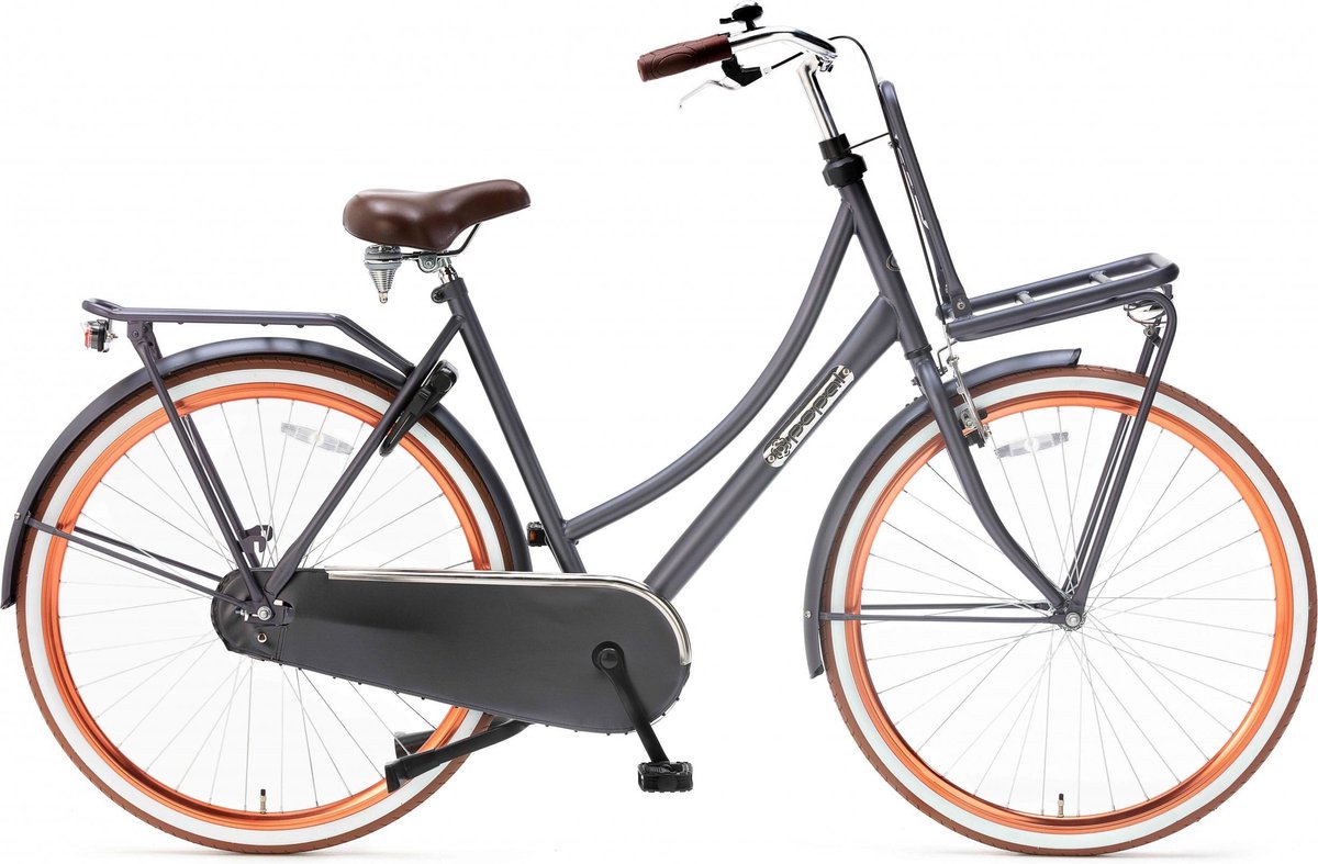 Popal Daily Dutch Basic Damesfiets - Transportfiets - 50 cm - Donkerblauw