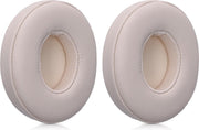 kwmobile 2x oorkussens voor Beats Solo 2 Wireless / 3 koptelefoons - imitatieleer - voor over-ear-koptelefoon - beige