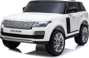 Range Rover elektrische kinderauto - soft start - usb aansluiting - 2 zits - wit