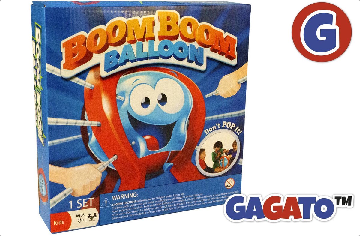 Boom Boom Balloon - Ballonnen Spel - Prik De Ballon Lek Game - Spelletjes voor Volwassenen en Kinderen