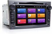 Opel (2002-2014) Android 10.0 navigatie 2GB+16GB DVD Speler Opel Corsa Astra Vectra Antara Vivaro Combo Meriva Zafira Signum Tigra Twintop GRIJS