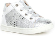 Kickers - Kick M.Bottien B180 Bottine - Gesloten Schoenen - Meisjes - Zilver - Softy Bianco-Pitone Panna-Arge