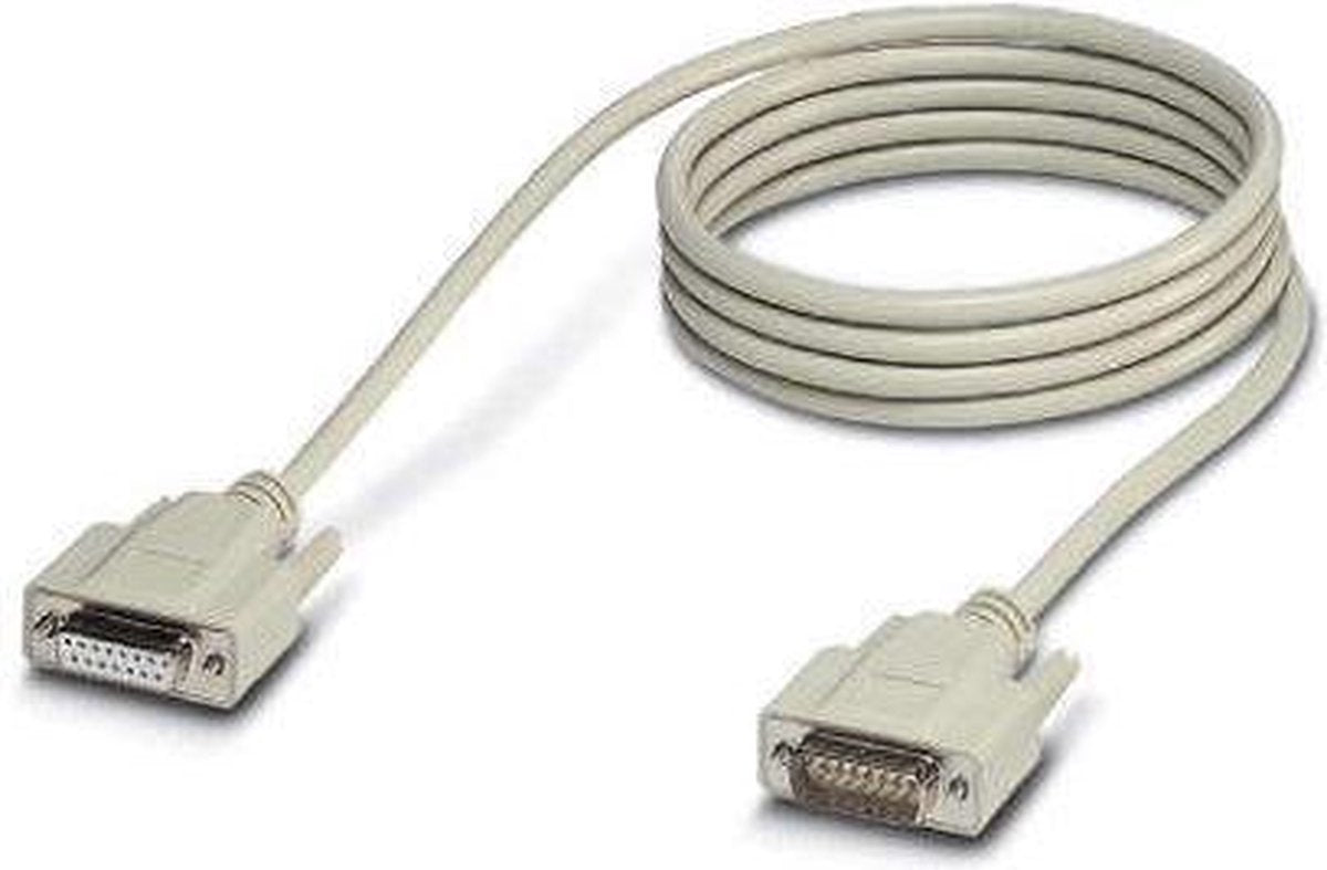 Phoenix 1656288 seriële kabel Grijs 5 m D-SUB 15-pin