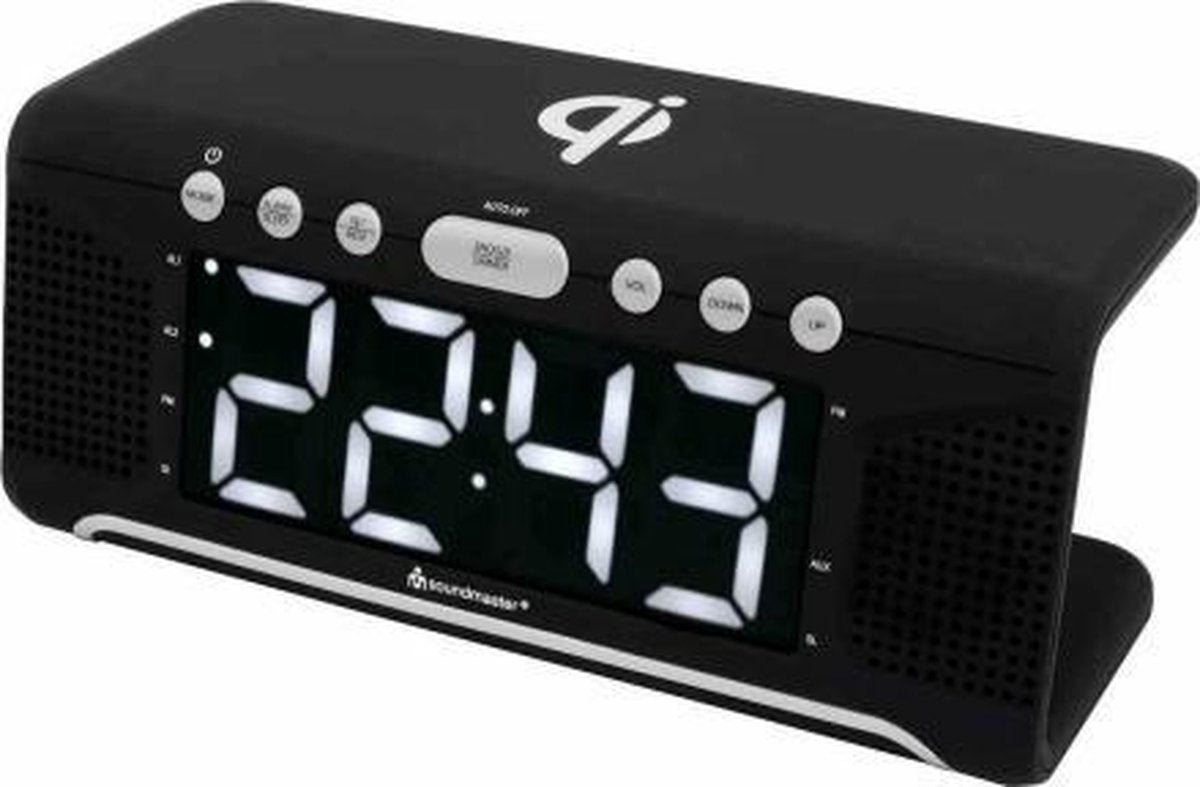 Soundmaster UR800SW Wekkerradio met QI charging