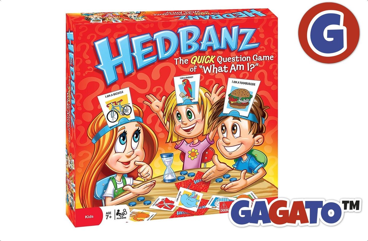Hedbanz - Wie Ben Ik Spel - Spelletjes voor Volwassenen en Kinderen