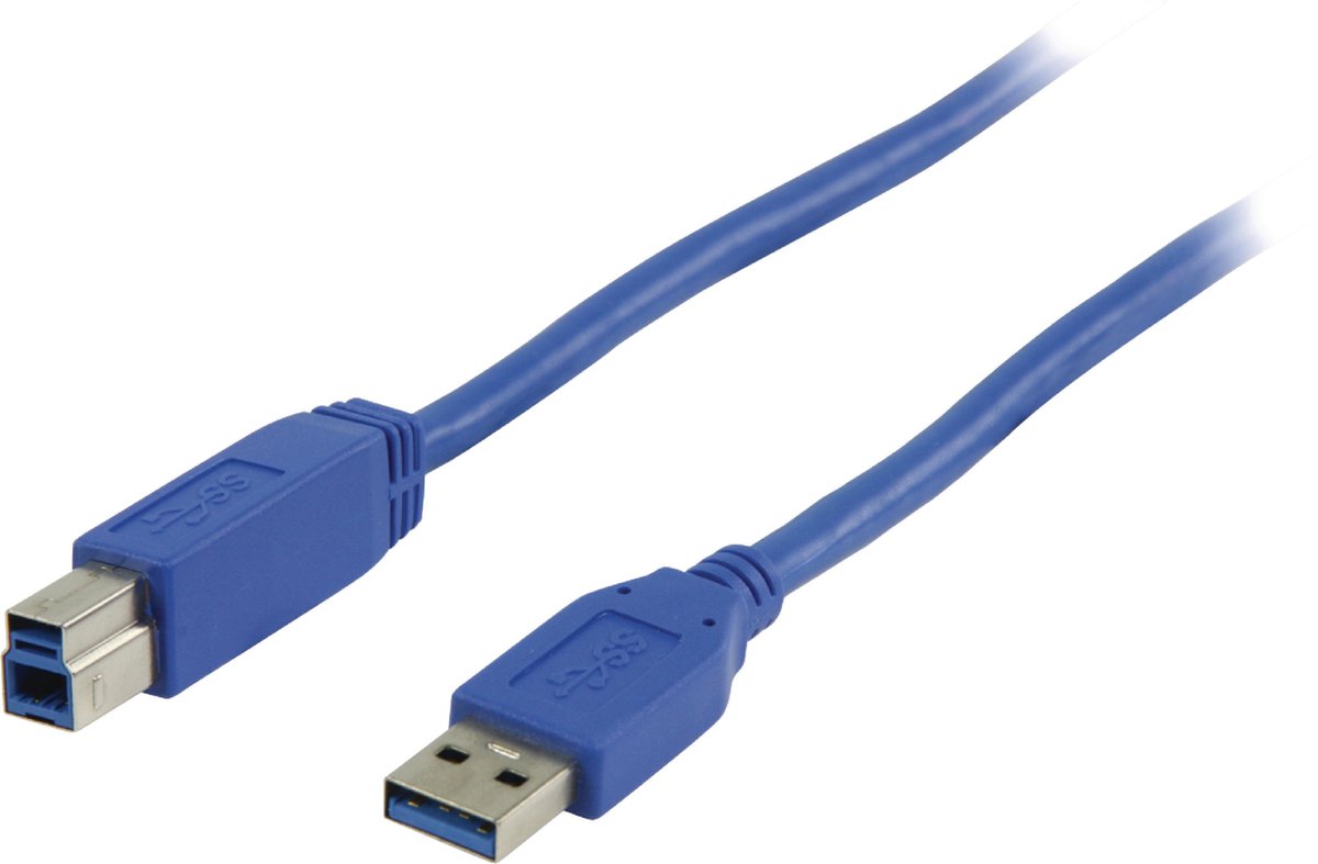 Coretek USB naar USB-B kabel - USB3.0 - tot 0
