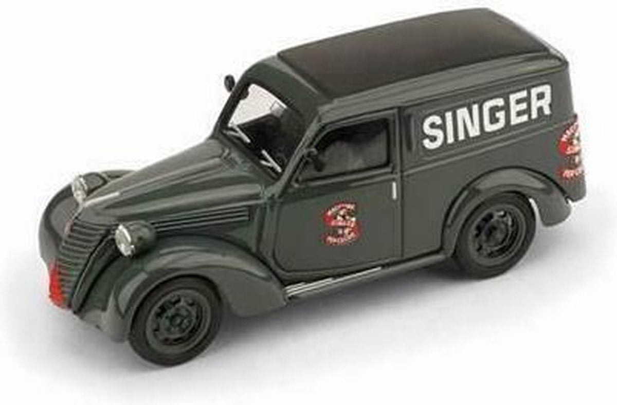Fiat 500C Furgone Van Veicolo Singer 1950 Grey