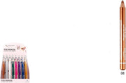 Easy Paris Cosmetics - Jumbo Oogschaduw en Oogpotlood met puntenslijper - Goud Bruin - Nummer 08 - 1 stuks
