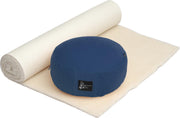 Yogistar Yoga-Set Comfort Edition - Meditation natur 75 x 200 cm darkblue
