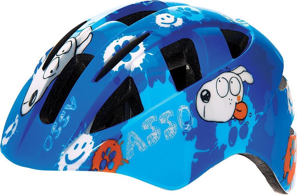 Kinderfietshelm Blauw - Fietshelm voor kinderen - 50/52cm