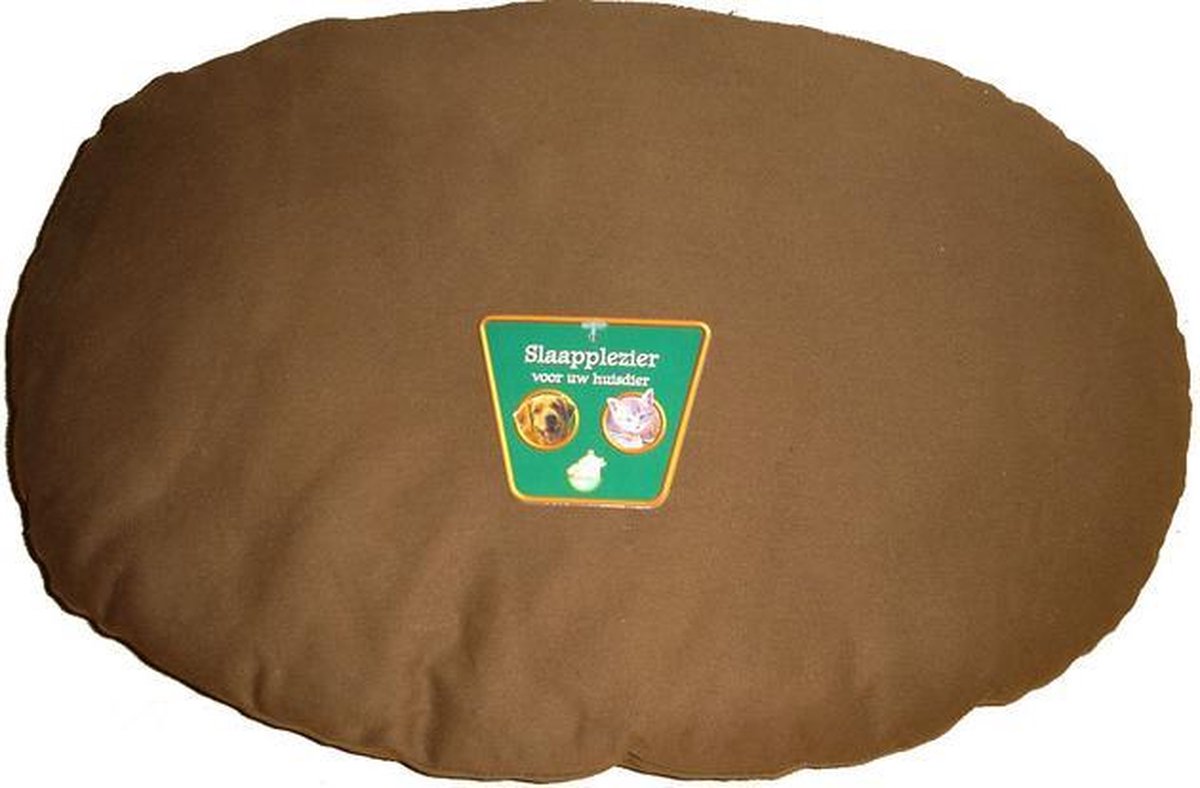 Keddoc Ligkussen+rits bruin 38 cm
