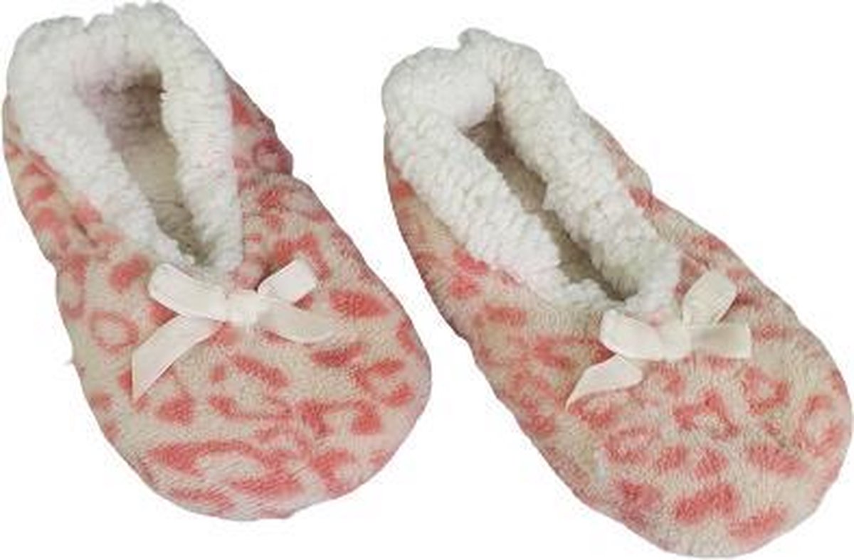 Laag Model Pantoffel Panter - Roze - Maat 34 / 36