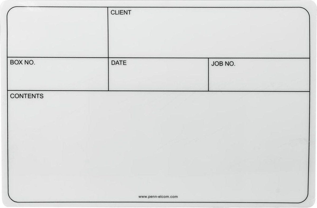 ACCESSORY Label Self adhesive 130x85mm