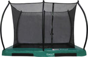 Inground Trampoline Etan Hi-Flyer Combi  set - 281 x 201 cm - inc. Veiligheidsnet - Groen - Rechthoekig - Zeer veilig