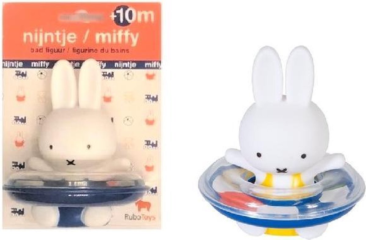 Nijntje - Badfiguur - Bad - Set van 2 - Blauw - Geel - Miffy