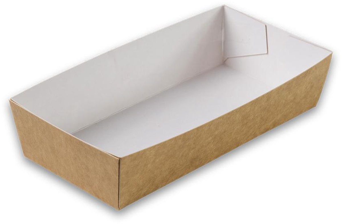 Fonkels Snackbakje - Large - Frietbakje - Karton