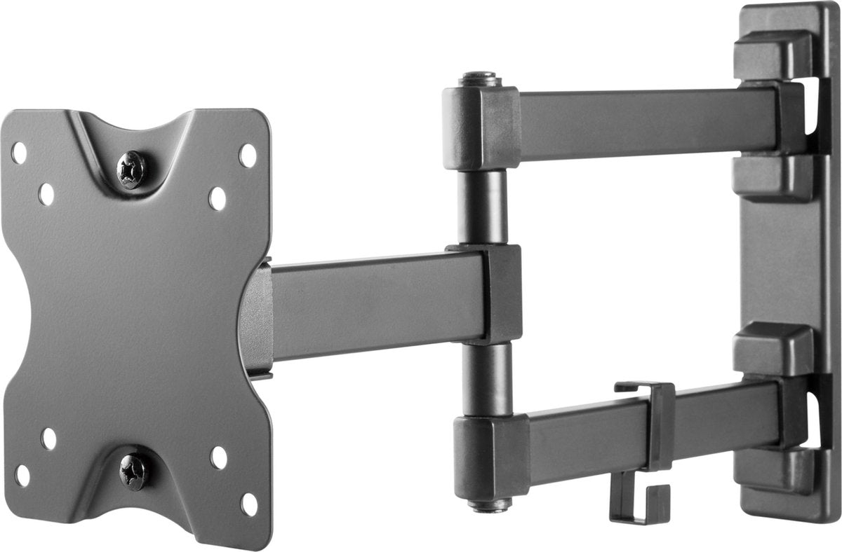 DELTACO ARM-1204 3-weg muurbeugel - 13’’- 27 inch - tot 20kg - Zwart