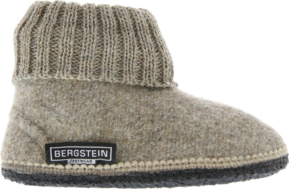Bergstein Cozy Sloffen - Beige - Maat 37