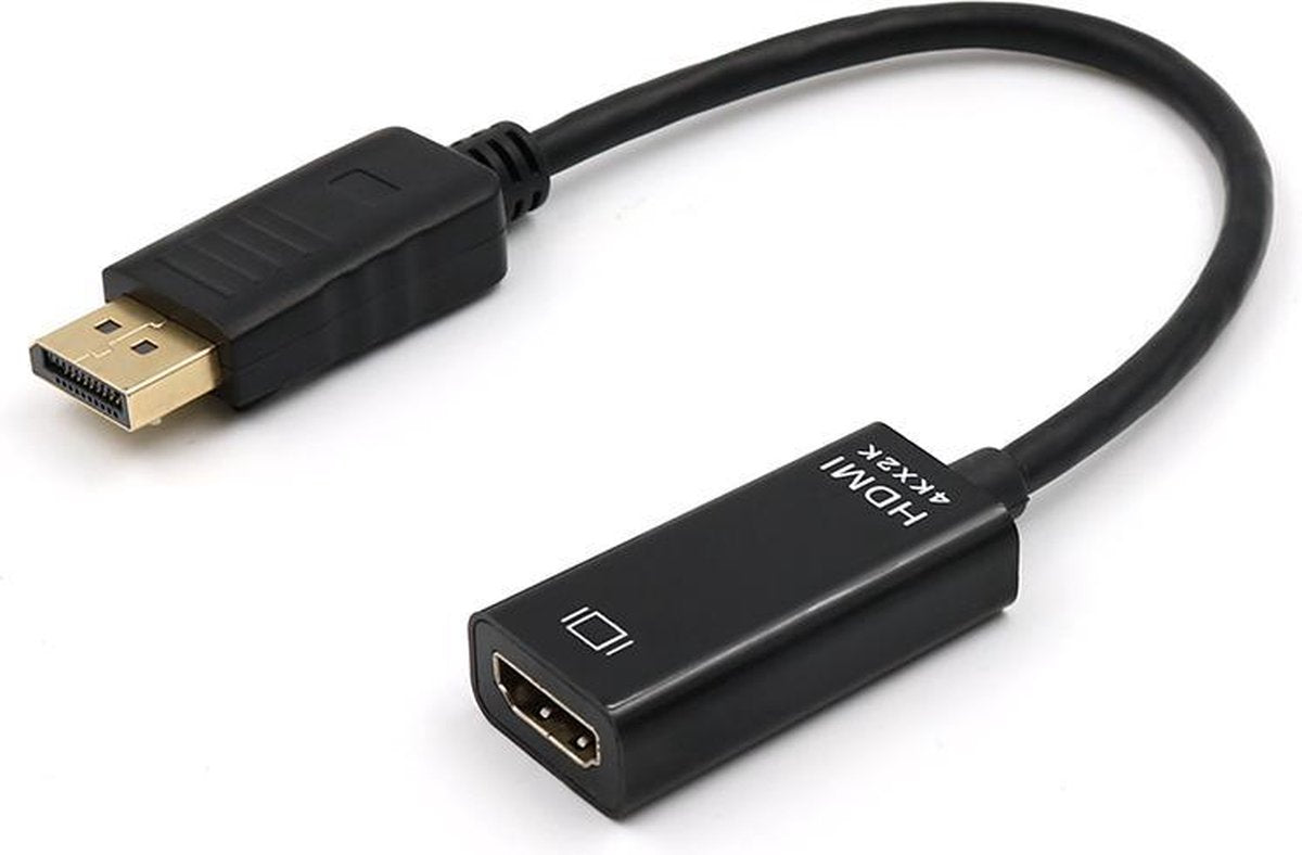 DisplayPort naar HDMI Adapter kabel - Ondersteund 4K -  Geschikt Voor - MacBook / MacBook Air / Mac Mini / iMac / MacPro