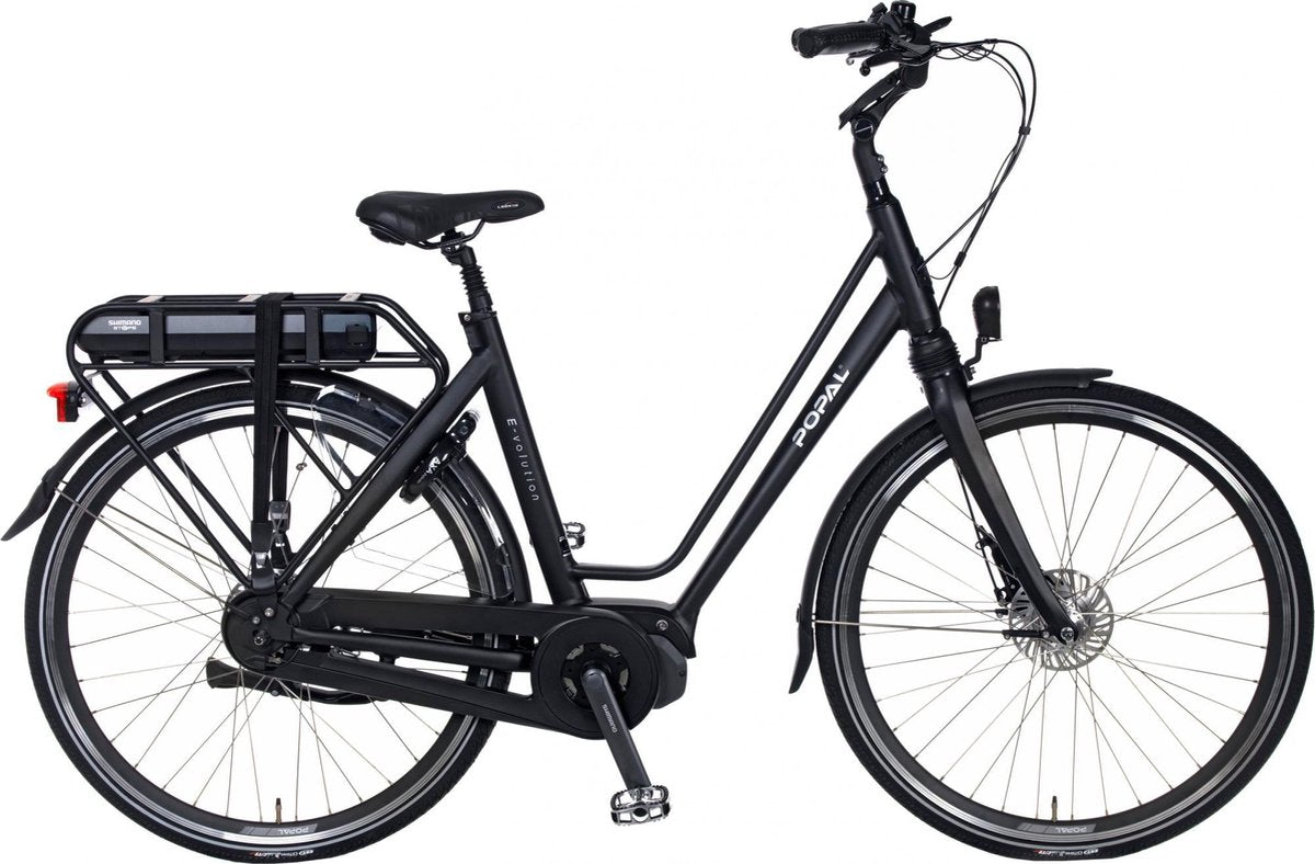 Popal E-volution 11.0 - Fiets (elektrisch) - Vrouwen - Matzwart - 49 cm