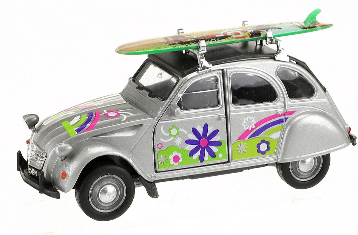 Welly Citroën 2cv Zilver 11