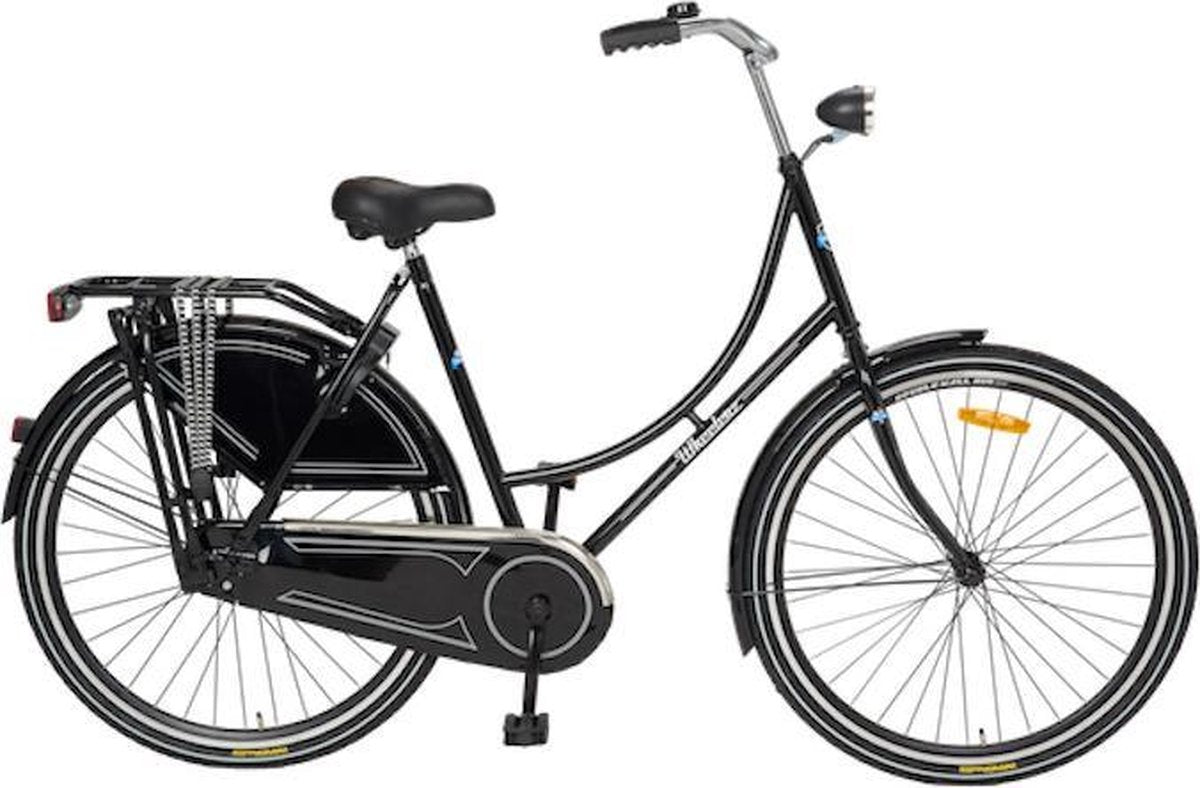 Wheelerz Omafiets 28 inch Maat  Zwart
