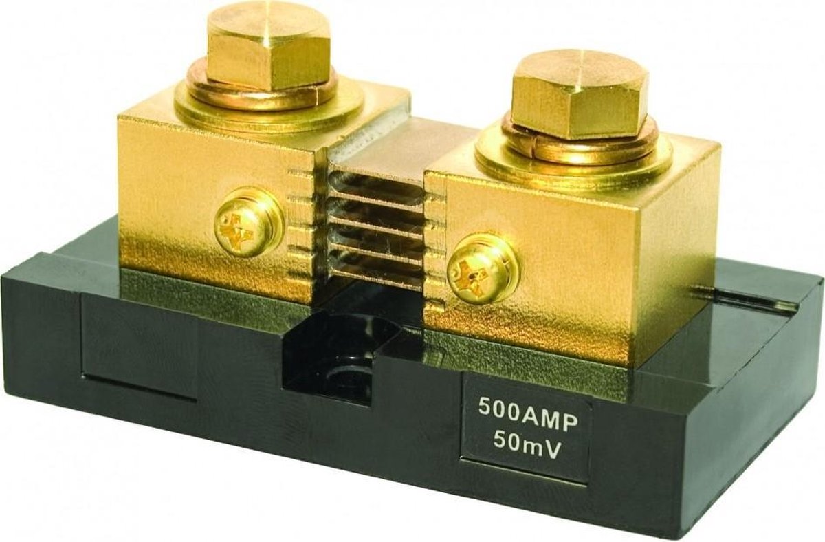 DC analoog meter SHUNT 500A/50Mv