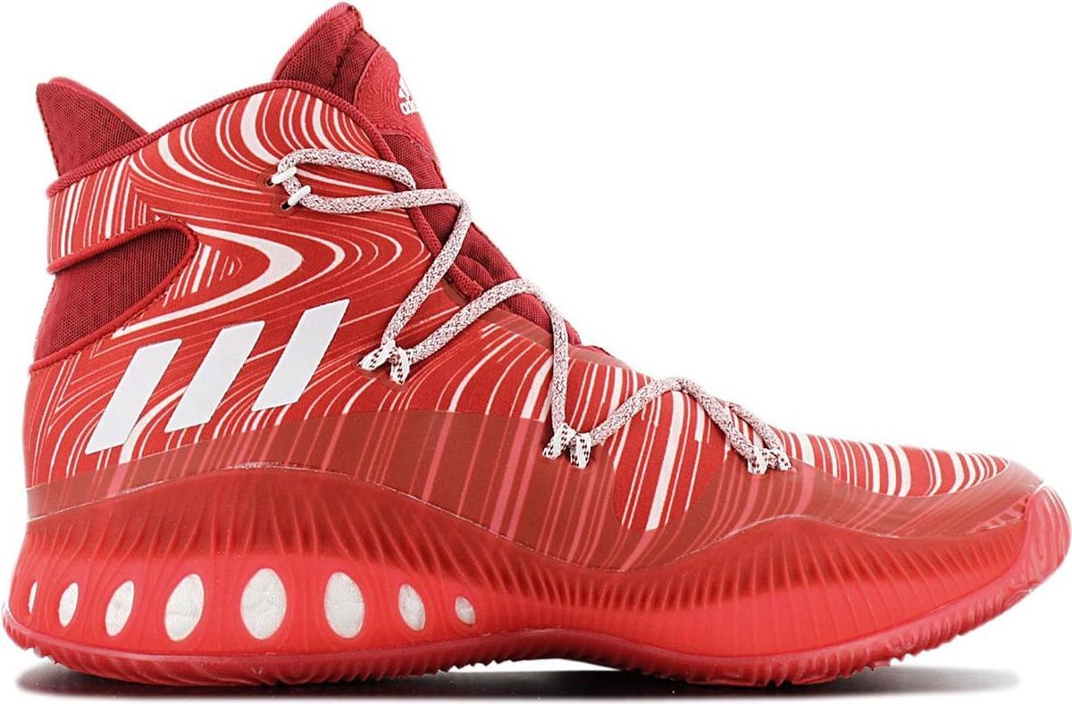 adidas Crazy Explosive B42420 Heren Basketbalschoenen Sportschoenen Sneaker Rood - Maat EU 54 2/3 UK 18
