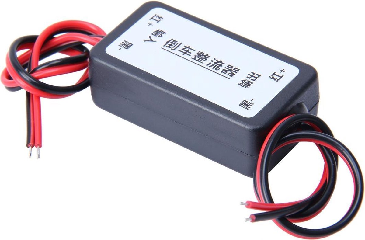 12V auto Auto achteruitrijcamera Spanningssignaal Ballast Rimpel Spatscherm Interferentie Stroomfilter