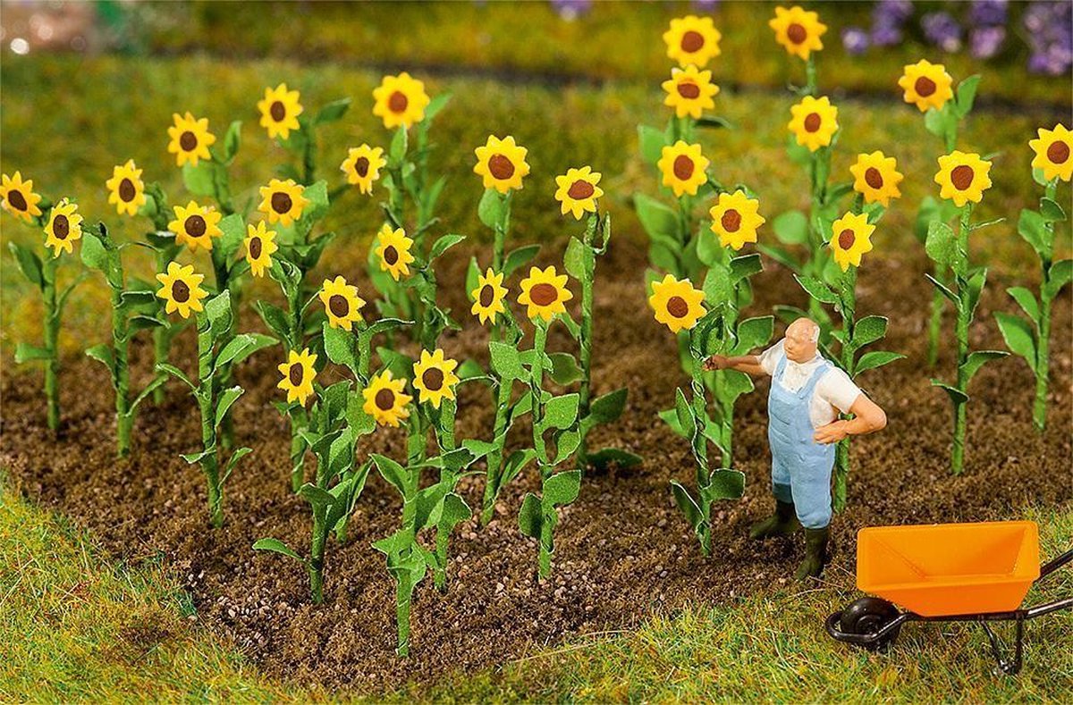 Faller - 16 Zonnebloemen