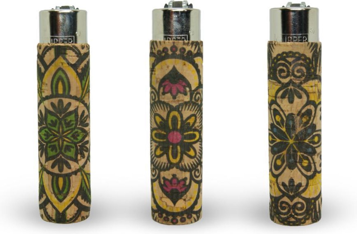 Clipper Classic Cork Cover Aansteker - Mandala #1