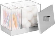 Wattenstaafjes- en wattenschijfjeshouder iDesign - Clarity