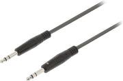 Stereo Audio Cable 6.35 mm Male - 6.35 mm Male 3.0 m Dark Grey