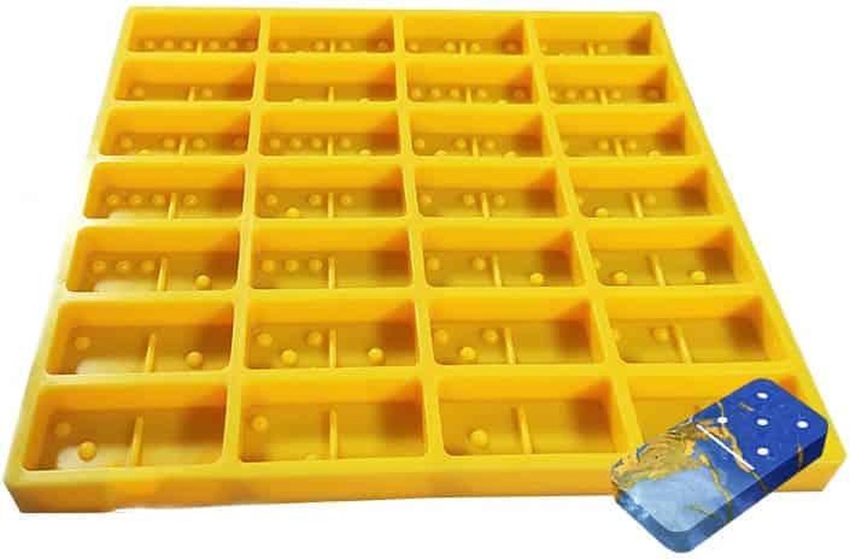 Domino Epoxy Siliconen Mal DIY Fondant Cake Decoratie