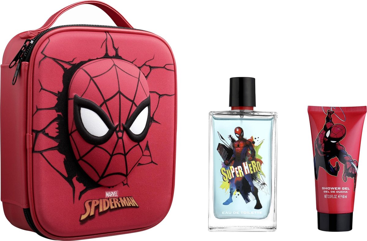 Spiderman Zip Case EDT 100 ml + Shower Gel 60 ml