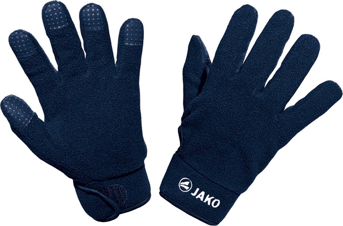 Jako Fleece Spelershandschoenen Kinderen - Marine | Maat: 4 (5-6 JAAR)
