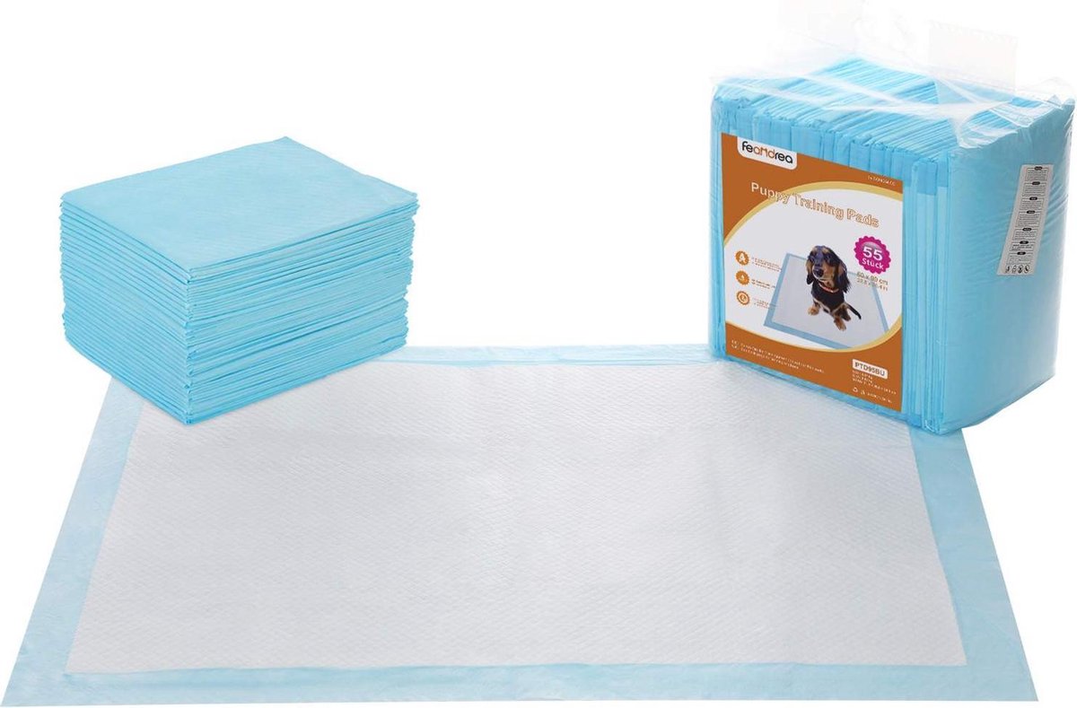 FEANDREA trainingsdocumenten voor puppy's 55 stuks 90 x 60 cm PTD95BU