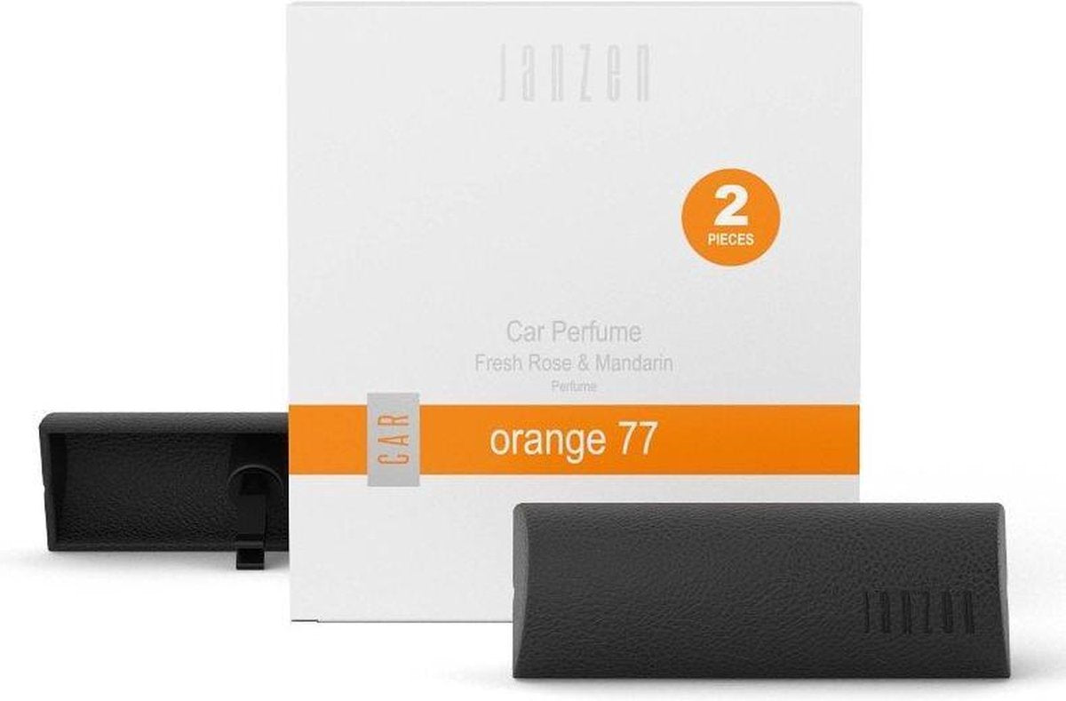Janzen Car Perfume Orange 77 - autoparfum - 2 stuks